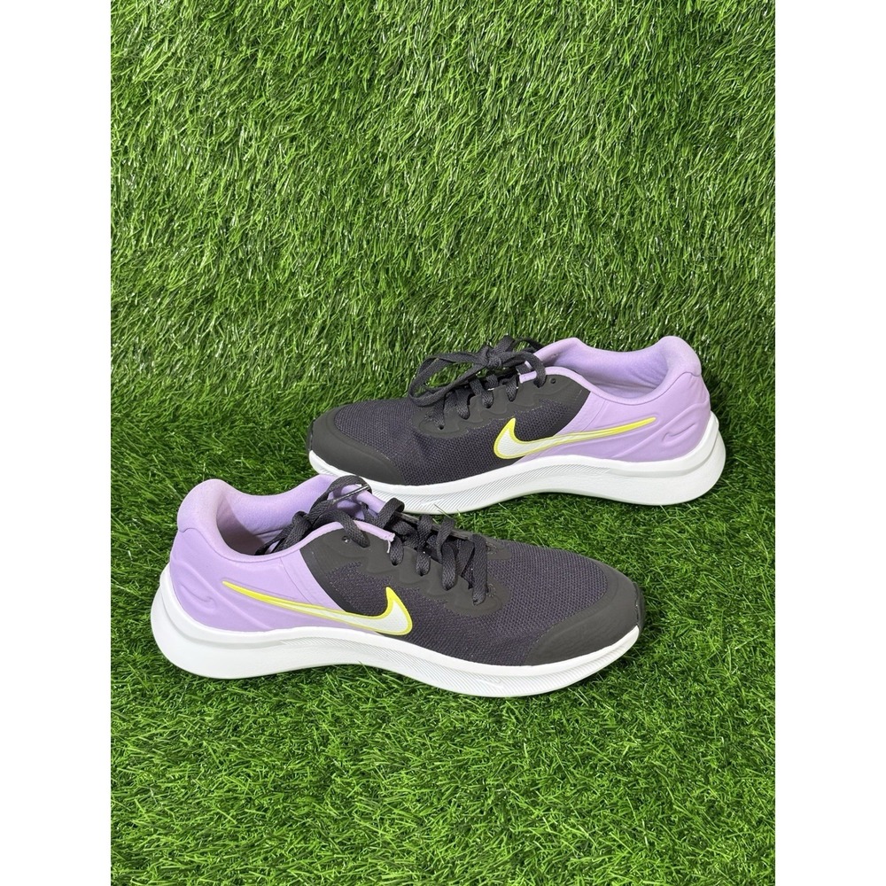 Nike Star Runner 3 Purple Black Youth Size 5.5Y Women's Size 7 DA2776-500 New